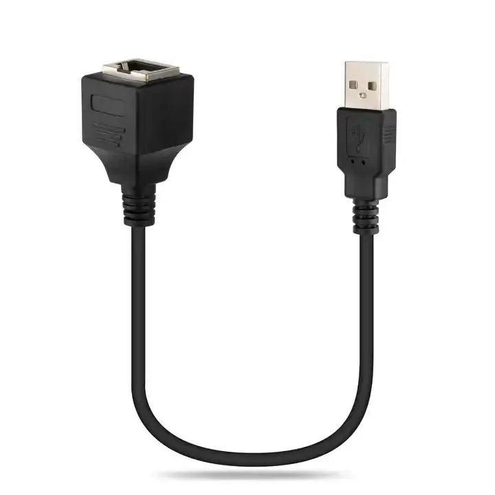 USB 2.0 남성 8p8c rj45 Cat5e 여성 LAN 네트워크 케이블 이더넷 어댑터에 USB Rj45 어댑터 케이블에 USB