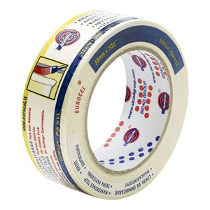 Nastro di carta gommata 6143 Eurocel MSK largo 50mm X 50m adesivo in acrilico e gomma sensibile alla pressione per sigillatura sacchetti-010119360 - Product Image 2