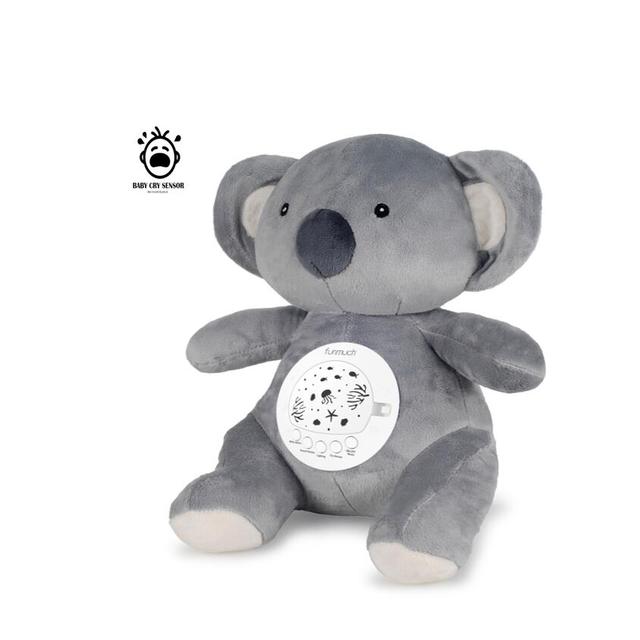 Intelligent AI Bear Plush Musical Light Pal Doll Toys Smart Soothing Cry Sounds Super Soft Stuffed Animal for Baby Kids