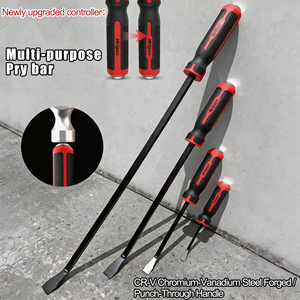 Barre <span class=keywords><strong>de</strong></span> levier universelle pour pneus <span class=keywords><strong>de</strong></span> <span class=keywords><strong>voiture</strong></span> avec extrémité en forme <span class=keywords><strong>de</strong></span> ciseau - Outil manuel professionnel pour le montage et le démontage des pneus - Product Image 2