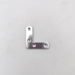 Supports d'angle en aluminium 52x15mm en forme de L pour meubles, armoires de présentation, accessoires de quincaillerie, nickel durable - Product Image 2