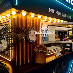 Kebab <b>BBQ</b> Food Trailer Mobile Kitchen French Fries Burger Pizza Food Truck with Griddle & Fryer - Product Image 5
