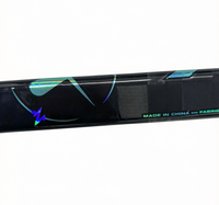Bâton de hockey sur glace monobloc en fibre de carbone 380g, courbure 3 points, bas/moyen kick, pour entraînement saisonnier - Vente en gros (lames P92/P28/P29)