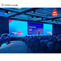 Panel de Pantalla LED de Alta Calidad para Interiores, de 3M x 2M, de Aluminio Fundido a Presión, con Fondo a Todo Color, Pantalla Gigante para DJ, para Eventos