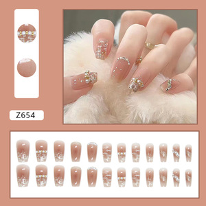 <span class=keywords><strong>Ongles</strong></span> à Pression Mécanique Tendance Direct Usine, <span class=keywords><strong>Faux</strong></span> <span class=keywords><strong>Ongles</strong></span> Acryliques Roses Amovibles Manucure en Gros - Product Image 3