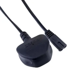 Fabriek Directe Verkoop 3-Pins Stekker Kabel Europa 3-Pins Ac Netsnoer Elektrische Kabel C13 Euro Gauge Netsnoer