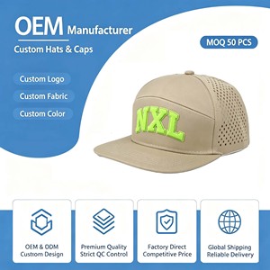 หมวกเบสบอลแบบ Snapback คุณภาพพรีเมียมสำหรับผู้ชาย กันน้ำ น้ำหนักเบา ปรับแต่งได้เต็มที่ ป้องกันรอยยับ ผ้าฝ้าย 100% เหมาะสำหรับการเดินทางกลางแจ้ง - Product Image 1