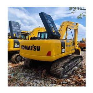 Excavatrice d'occasion Komatsu 220, modèle moyen 22 tonnes, origine Japon, année 2024, PC 200 240 300, à vendre - Product Image 1