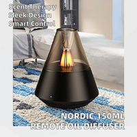 Nouveau diffuseur d'huiles essentielles d'aromathérapie nordique créatif de 150ml parfum de brume fraîche pour le ménage 1 an de garantie41