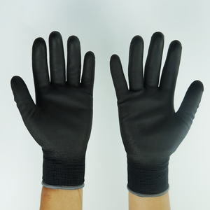 Guantes de PU Negros, Traje de Trabajo Electrónico Mecánico, Guantes de Seguridad de PU - Product Image 3