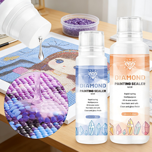 OSBORN Applicateur Adhésif Transparent Écologique pour Peinture Diamant 5D – Colle Scellant à Tenue Permanente et Effet Brillant – Conserveur - Product Image 1