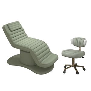 Modern White Base Leather Massage Table Spa Bed 3 Motors Electric Spa Beauty Luxury Lash Bbed - Product Image 6