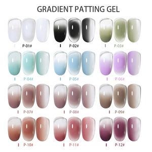Set de Esmalte de <span class=keywords><strong>Uñas</strong></span> en Gel UV con <span class=keywords><strong>Efecto</strong></span> Degradado de Alta Saturación para Salón de <span class=keywords><strong>Uñas</strong></span>, Gel de Pintura Natural para Degradados y Aplicación por Apliques - Product Image 5