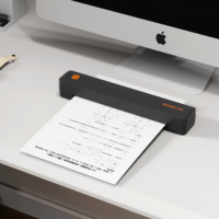Rongta F11D Printer Termal Portabel A4 USB Bluetooth Mendukung Android IOS Windows Phone untuk Rumah dan Kantor