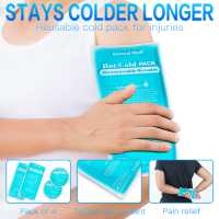 Bon Matériau Fabrication Professionnelle 4 Pack Gel Réutilisable Froid Chaud Pack pour la Douleur