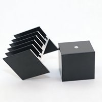 Dissipateur thermique innovant en alliage d'aluminium série 6000 avec finition anodisée et précision CNC pour une dissipation thermique supérieure