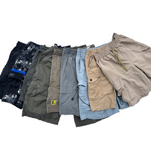 Pantaloncini Estivi Usati in Cotone da <span class=keywords><strong>Uomo</strong></span> Abbigliamento di Seconda Mano di Marca Importati Pantaloni Corti Cargo Usati Balle di Vestiti Usati - Product Image 4