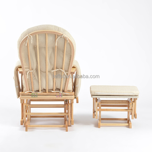 Fauteuil à bascule pour allaitement avec repose-pieds, idéal pour les mamans et les infirmières de crèche - Product Image 6