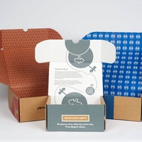 Emballages personnalisés en carton recyclable écologique pour protecteurs d'écran de téléphones/tablettes, avec logo et finition mate transparente.