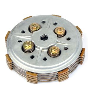 Para YAMAHA YBR125 <span class=keywords><strong>YB</strong></span> <span class=keywords><strong>125</strong></span> XTZ125 TTR125, Piezas de Motor para Motocicleta y Scooter, 4 Placas de Fricción, Tambor de Embrague - Product Image 1