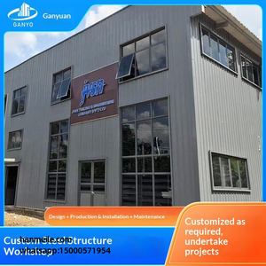 Atelier en acier léger personnalisé de l'usine d'entrepôts en acier du Guangdong pour réaliser des études de conception et de traitement d'engins de chantier en acier. - Product Image 5