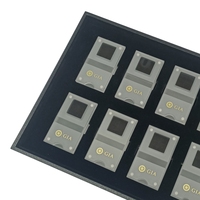 Boîte de rangement et de présentation rectangulaire pour diamants en vrac, en acrylique dépoli à surface mate, organisateur pour exposition de pierres précieuses, avec fermeture magnétique