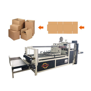 Carton Folding Gluing Corrugated <strong>Folder</strong> <strong>Gluer</strong> <strong>Machine</strong> Carton Making <strong>Machines</strong> - Product Image 2