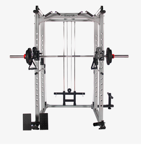 Rack de musculation multifonctionnel professionnel pour la maison, avec barre de traction haute et <span class=keywords><strong>basse</strong></span>, système de <span class=keywords><strong>poulie</strong></span> haute et <span class=keywords><strong>basse</strong></span> - Product Image 3