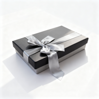 Séparation d'emballage décoratif en carton avec ruban, 10 pièces, boîte cadeau pour chocolat de noël