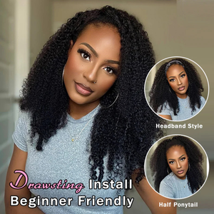 Venta <span class=keywords><strong>de</strong></span> productos al por mayor, Media Peluca <span class=keywords><strong>de</strong></span> pelo rizado birmano, pelucas <span class=keywords><strong>con</strong></span> cordón ajustable, pelo humano Natural, Media peluca abatible - Product Image 2