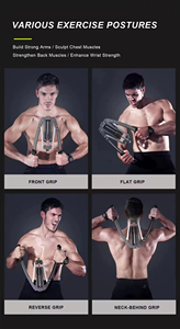 Extenseur de poitrine réglable, <span class=keywords><strong>appareil</strong></span> d'entraînement de force, entraîneur d'épaules, équipement de musculation du tronc <span class=keywords><strong>pour</strong></span> la maison, renforceur hydraulique de bras - Product Image 4
