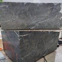 Quartzite naturel Negresco Black Diamond Infinity poli, grande dalle moderne, imperméable, cuisine et salle de bain, garantie 1 an