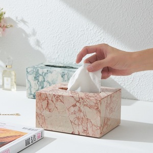 Calacatta <span class=keywords><strong>Viola</strong></span> หินอ่อนหรูหราสำหรับกล่องเนื้อเยื่อที่ใส่กระดาษหินธรรมชาติสำหรับโรงแรมห้องน้ำห้องนั่งเล่นโต๊ะเครื่องแป้งตกแต่ง - Product Image 1