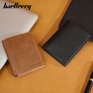 Baeellerry Men's Slim Trifold <b>Wallet</b> Brown Anti-Theft Multi-Card <b>Holder</b> Everyday Business Use - Product Image 3