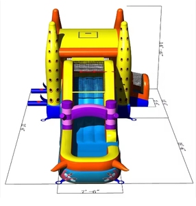 Parc <span class=keywords><strong>gonflable</strong></span> de parcours d'obstacles, château <span class=keywords><strong>gonflable</strong></span>, énorme <span class=keywords><strong>toboggan</strong></span> <span class=keywords><strong>gonflable</strong></span> <span class=keywords><strong>avec</strong></span> <span class=keywords><strong>piscine</strong></span> pour enfants - Product Image 4