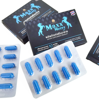 Maxx Merry Blue Energy Capsules Vitalité Masculine Endurance Force Soutien Énergétique 10 Capsules Boîte Pack OEM ODM