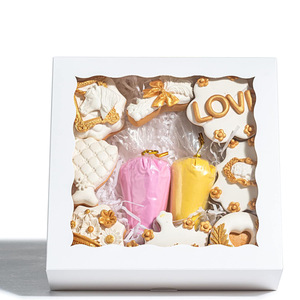 Caja <span class=keywords><strong>de</strong></span> Regalo con Ventana <span class=keywords><strong>de</strong></span> Onda Cuadrada Explosiva MU Más Económica para Envasado <span class=keywords><strong>de</strong></span> Alimentos - Uso en Fiestas <span class=keywords><strong>de</strong></span> Cumpleaños, Bodas, San Valentín - Product Image 6