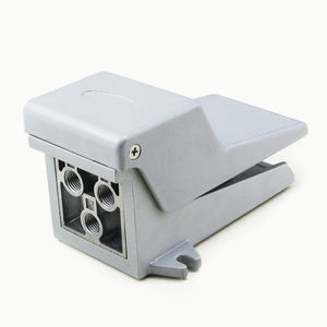 Katup Udara Pneumatik Kontrol Pedal Kaki 4F210-08 5/2 Jalur 1/4'' Katup Kaki Manual untuk Gas - Product Image 3