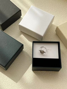 Coffret de luxe écologique pour bijoux, en carton personnalisé avec impression de logo, pour présentation de bijoux - Product Image 5