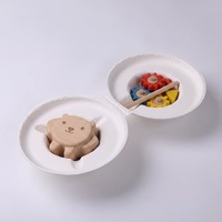 Boîte d'emballage pour bijoux en pâte de papier moulée au design épuré, boîte d'emballage pour ornements en pulpe de bagasse moulée écologique