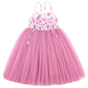 RTS 6 Dollars Promotion Été Robe Tutu Fantaisie pour Filles 1 Pièce Sans Manches Dos Nu en Tulle pour Enfants - Product Image 2