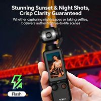 Vente directe d'usine, caméra de poche HD avec technologie anti-vibration ultra-claire pour l'action et les sports