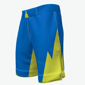 Pantalones cortos MMA de poliéster duradero de alta calidad, pantalones cortos de lucha con impresión de sublimación personalizada estirados en 4 vías para boxeo y artes marciales - Product Image 1