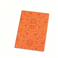 Carnet à motifs vintage - Journal d'affaires épais - Carnet relié à la main