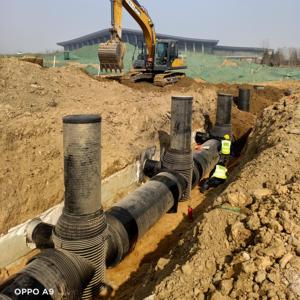 Système de tuyau de trou d'homme d'<span class=keywords><strong>inspection</strong></span> de drainage souterrain en plastique HDPE moderne Construction et puits de chambre d'<span class=keywords><strong>inspection</strong></span> immobilière - Product Image 4