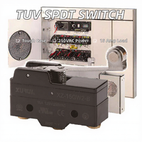 Micro-interrupteur en plastique SPDT 250 VCA approuvé TUV CE CCC (XZ-15GW2-B) Type levier à charnière IP40 Contact argenté Usage industriel