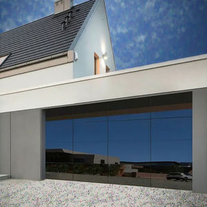 <span class=keywords><strong>Puerta</strong></span> de Garaje Moderna de Aleación de Aluminio, Aislada, Antirrobo, Automática, Seccional, de Vidrio, con Control Remoto, Superficie Acabada - Product Image 1