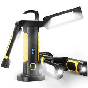 rechargeable job site flash lightwith tripod rechargeable flashlights with magnet