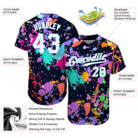Ensemble uniforme de baseball personnalisé pour filles, en polyester à fines rayures, broderie Canada-Amérique, maillot noir et blanc vierge
