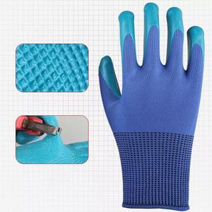 Gants de protection en latex gaufré, conception flexible, excellente adhérence, résistance mécanique, gants de travail - Product Image 5